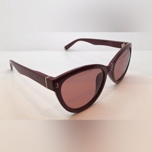 BE Ocean BE518 Burgundy Oval Sunglasses Frames